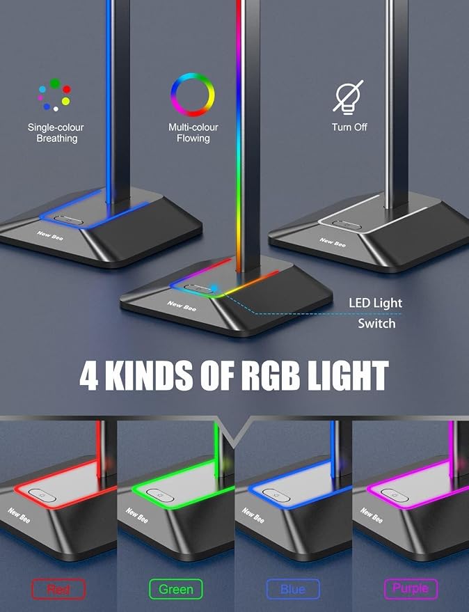 Headphone Stand RGB (Black)