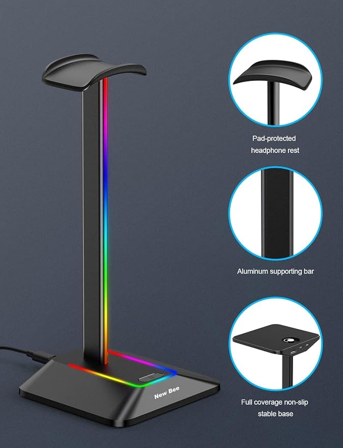 Headphone Stand RGB (Black)