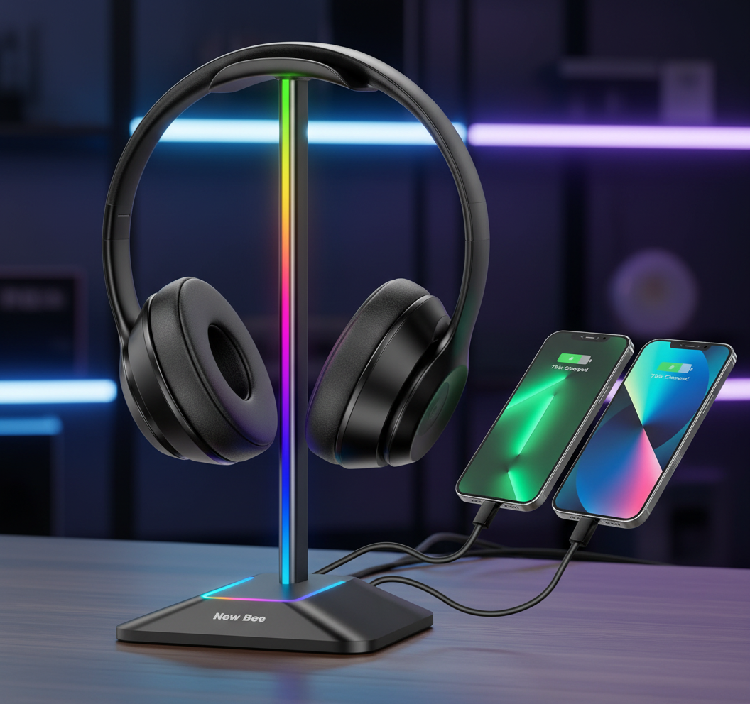 Headphone Stand RGB (Black)